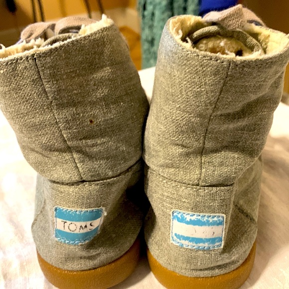 Tom’s Natural Bootie fleece lined - Picture 3 of 4